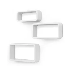 Best SONGMICS 3 Étagères murales rectangles Blanc