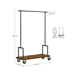 Clearance SONGMICS 3 Étagères murales U noir