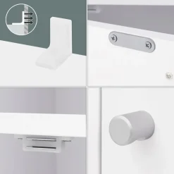 Best SONGMICS 3 Étagères muralles industriel