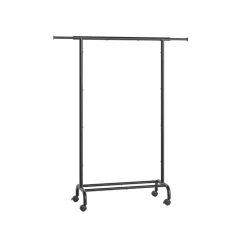 Store SONGMICS 2 Tringles vêtement murale 30 x 84 x 7 cm Noir