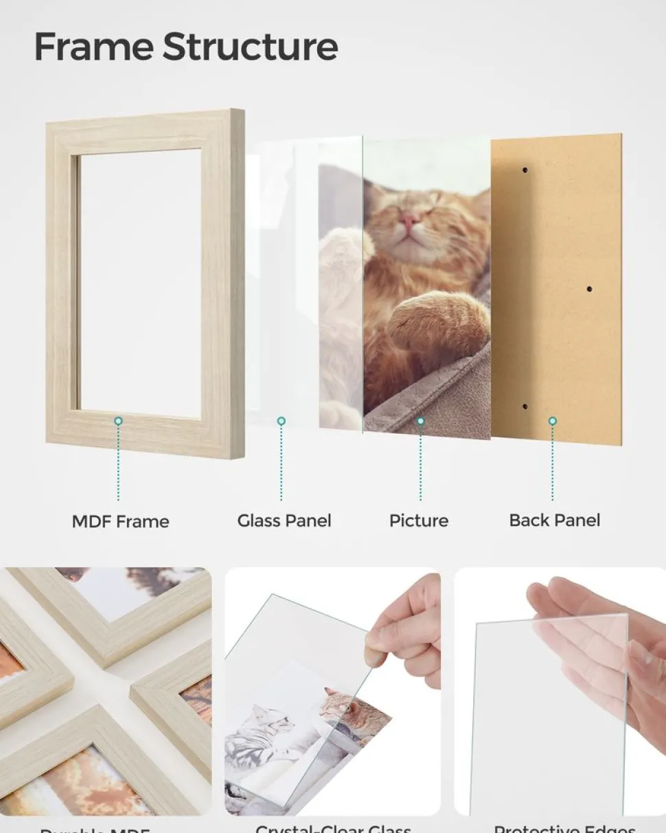 Hot SONGMICS 2 x 15 l poubelle double acier beige sable