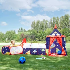 Sale SONGMICS Aire de jeux dinosaure Coloré