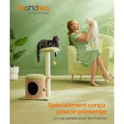 Cheap SONGMICS Arbre à chat 76,2 cm Gris