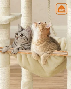 Flash Sale SONGMICS Arbre à chat 143 cm beige