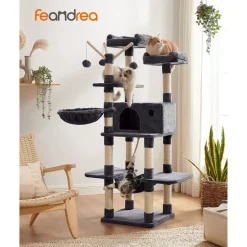 Discount SONGMICS Arbre à chat 164 cm gris anthracite