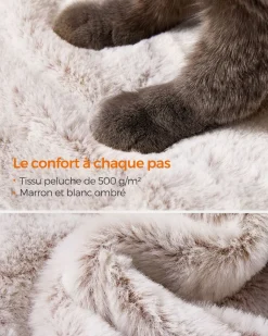 Discount SONGMICS Arbre à chat 135 cm gris bleuâtre