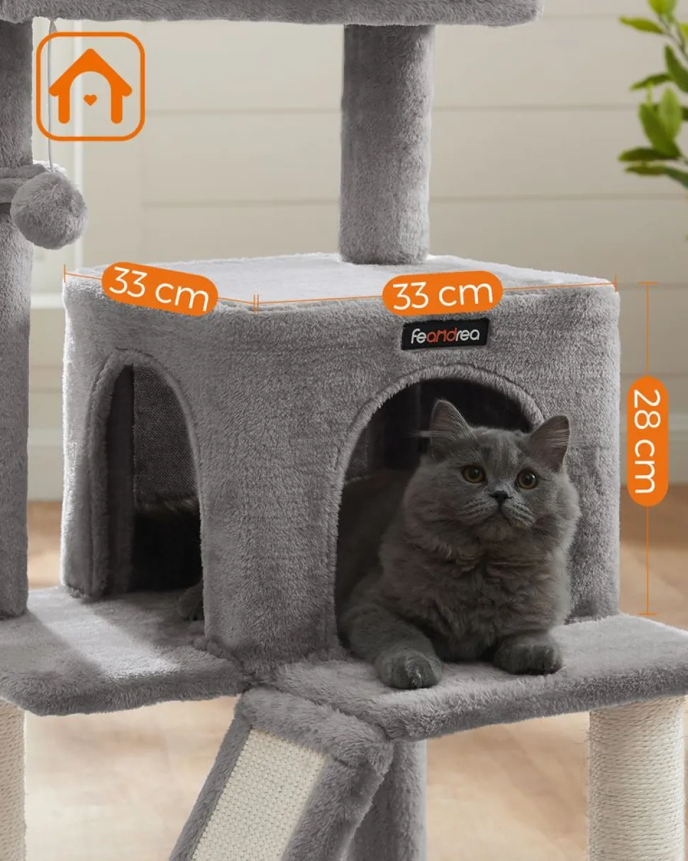 Shop SONGMICS Arbre à chat 96 cm gris clair