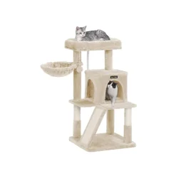 Shop SONGMICS Arbre à chat 96 cm gris clair