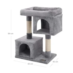Sale SONGMICS Arbre à chat 84 cm gris clair