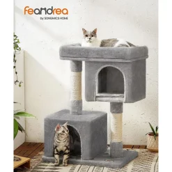 Sale SONGMICS Arbre à chat 84 cm gris clair