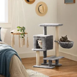 Best Sale SONGMICS Arbre à chat 84 cm gris clair