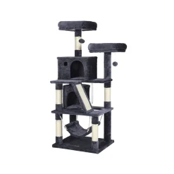 Best SONGMICS Arbre à chat 155 cm gris clair