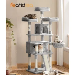 Clearance SONGMICS Arbre à chat 168 cm gris foncé