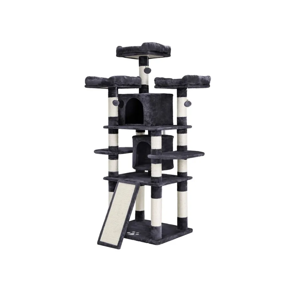 Clearance SONGMICS Arbre à chat 172 cm gris foncé