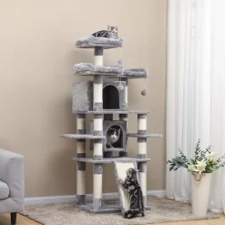 Clearance SONGMICS Arbre à chat 172 cm gris foncé