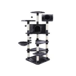 Discount SONGMICS Arbre à chat 165 cm foncé Gris