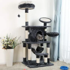 Online SONGMICS Arbre à chat 145 cm gris foncé