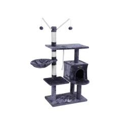 Clearance SONGMICS Arbre à chat 134 cm foncé Gris