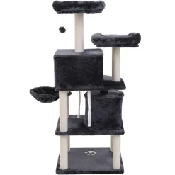 Hot SONGMICS Arbre à chat 152 cm gris foncé