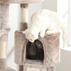 Sale SONGMICS Arbre à chat 104 cm Marron Clair