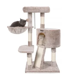 Sale SONGMICS Arbre à chat 104 cm Marron Clair