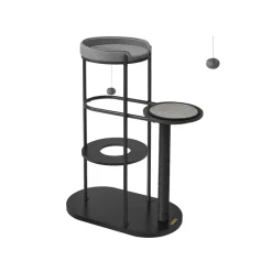 Flash Sale SONGMICS Arbre à chat 111 cm moderne Noir classique