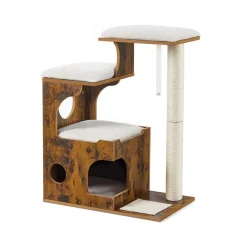 Outlet SONGMICS Arbre à chat 88 cm rustique