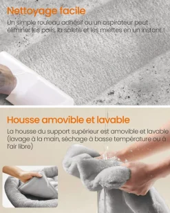 Cheap SONGMICS Arbre à chat 201 cm taille XXL dispositif anti-basculement gris clair