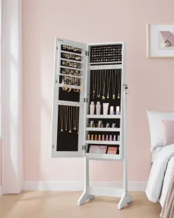 Store SONGMICS Armoire à bijoux cadre fin