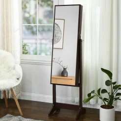 Store SONGMICS Armoire à bijoux cadre fin