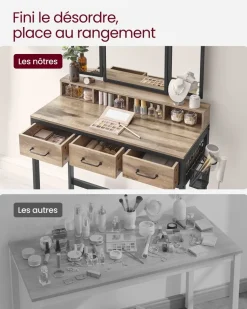 Best Sale SONGMICS Armoire à bijoux miroir blanc