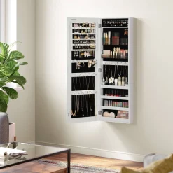 Flash Sale SONGMICS Armoire à bijoux murale blanc