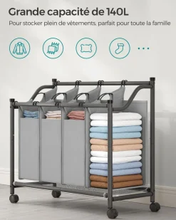 Shop SONGMICS Armoire à bijoux murale miroir