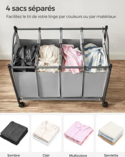 Shop SONGMICS Armoire à bijoux murale miroir