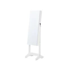 Outlet SONGMICS Armoire à bijoux sur pied Blanc