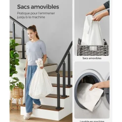 Fashion SONGMICS Armoire à bijoux XL Blanc