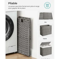 Fashion SONGMICS Armoire à bijoux XL Blanc