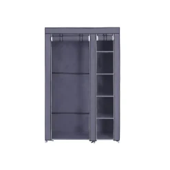 Cheap SONGMICS Armoire à vêtements tissu gris