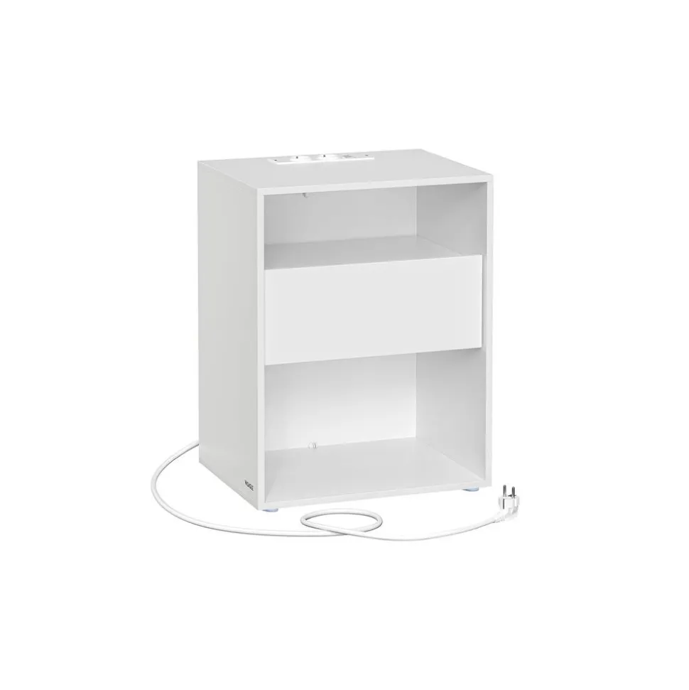 Best SONGMICS Armoire de rangement avec housse 45 x 127 x 176 cm gris