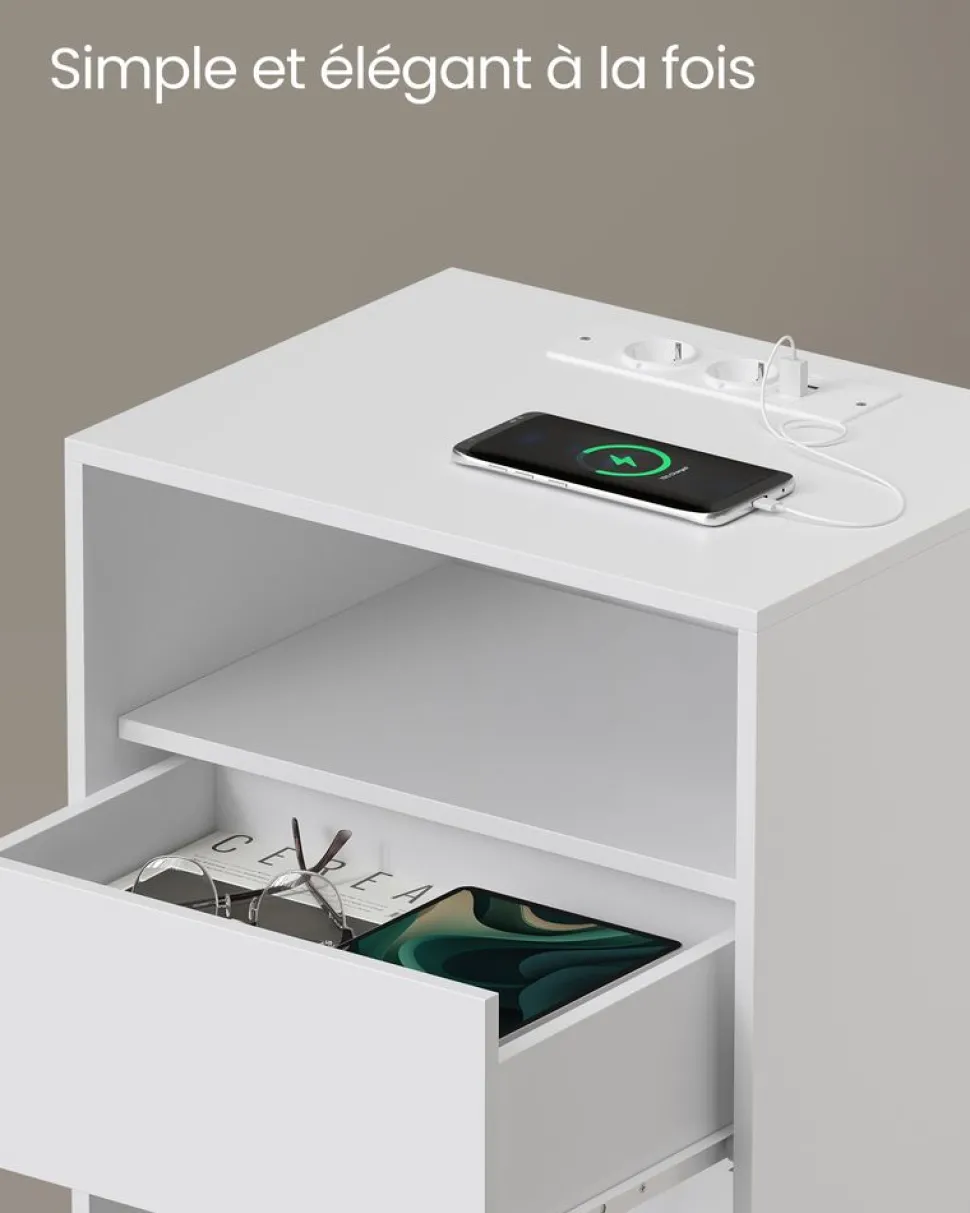 Best SONGMICS Armoire de rangement avec housse 45 x 127 x 176 cm gris