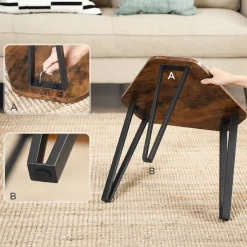 Sale SONGMICS Armoire de rangement boho couleur Boisée