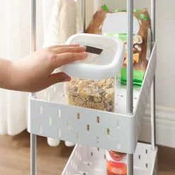 Outlet SONGMICS Armoire de rangement en métal marron rustique et noir mat