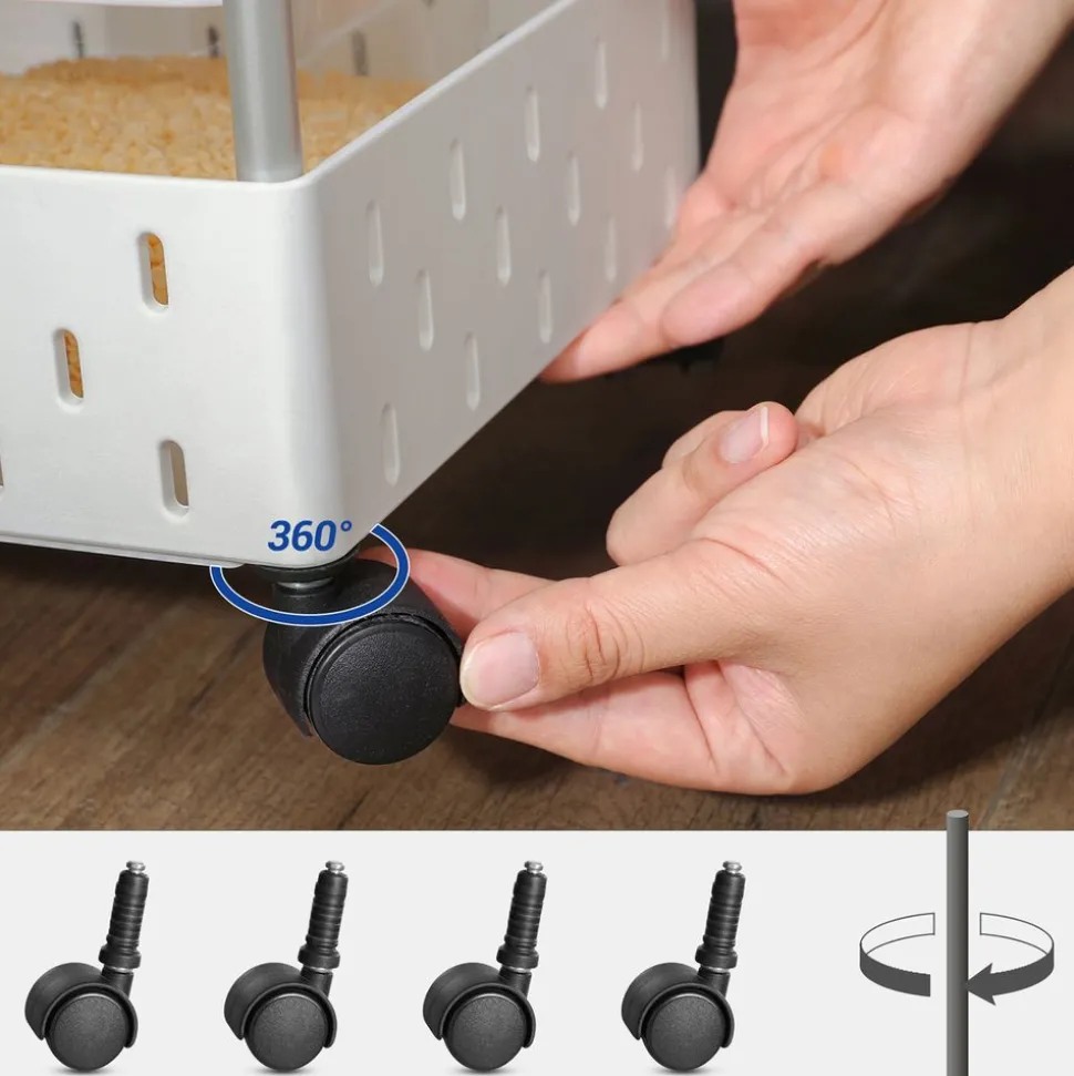 Outlet SONGMICS Armoire de rangement en métal marron rustique et noir mat