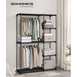 Sale SONGMICS Armoire de rangement pliable Noir