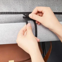 Shop SONGMICS Armoire en tissu gris