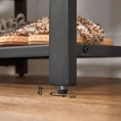 New SONGMICS Armoire industriel Noir