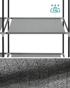 Online SONGMICS Armoire ouvert Noir