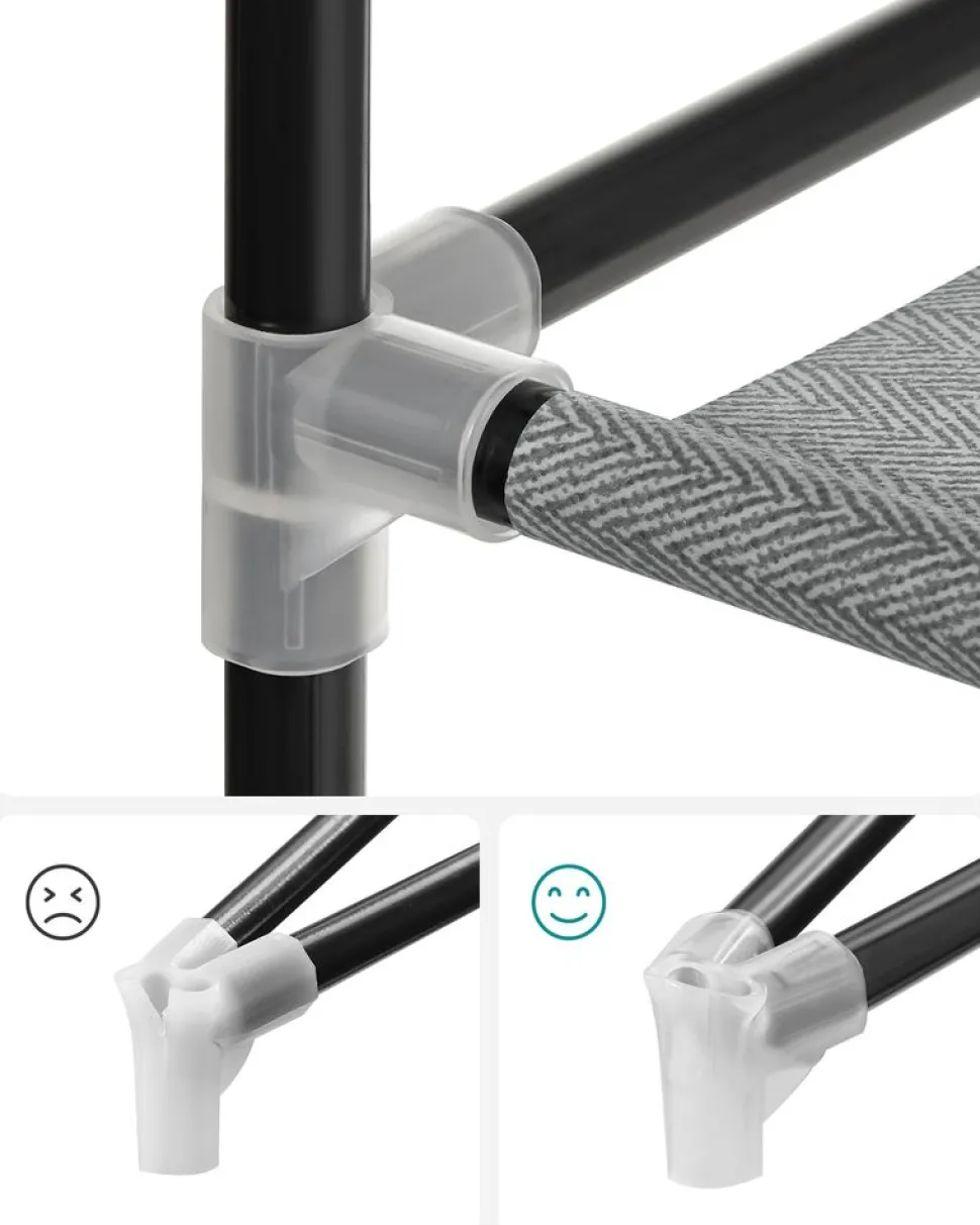 Online SONGMICS Armoire ouvert Noir