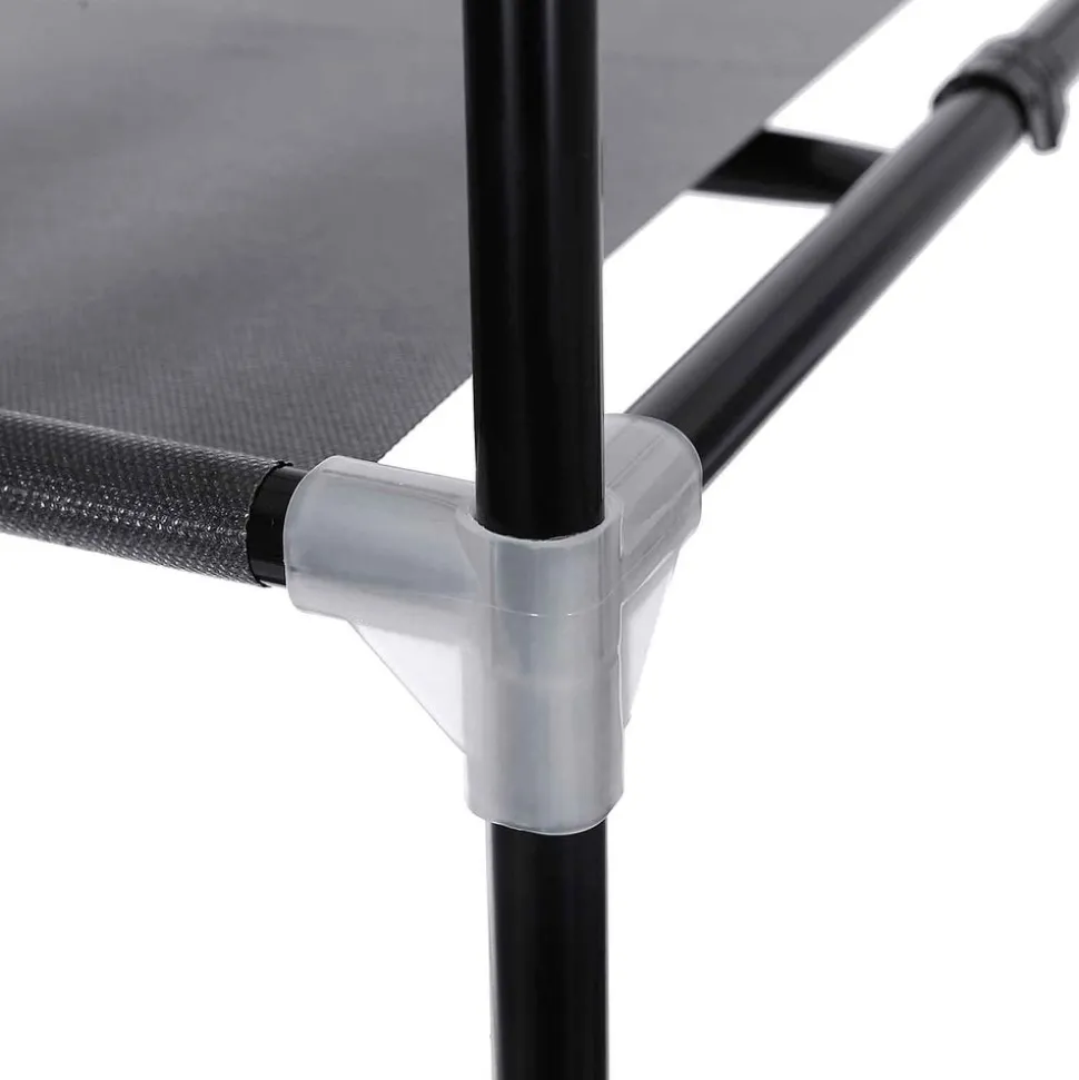 New SONGMICS Armoire vêtements pliable noir