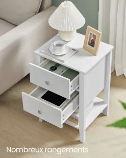 New SONGMICS Armoire vêtements portable marron rustique